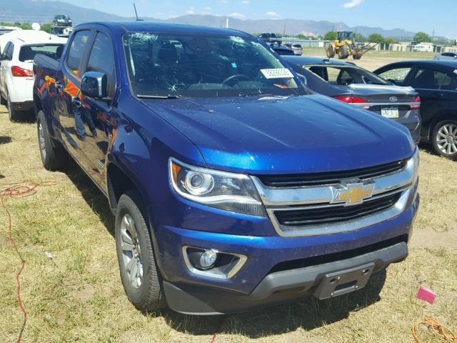 1GCGSCE33G1286251 - 2016 CHEVROLET COLORADO L BLUE photo 1