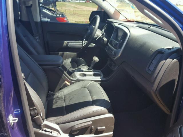 1GCGSCE33G1286251 - 2016 CHEVROLET COLORADO L BLUE photo 5
