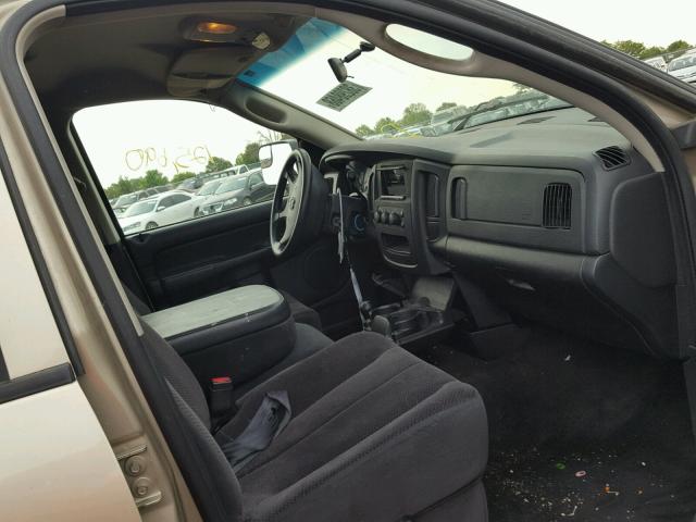 3D7KU28D13G759214 - 2003 DODGE RAM 2500 S GOLD photo 5