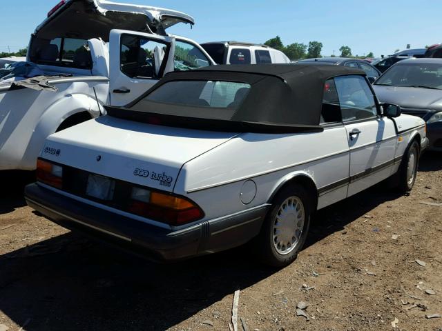 YS3AL76L9M7010585 - 1991 SAAB 900 BASE WHITE photo 4