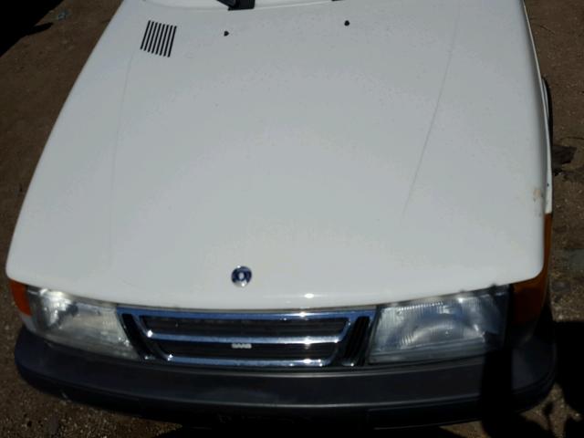 YS3AL76L9M7010585 - 1991 SAAB 900 BASE WHITE photo 7