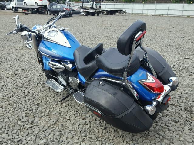 JYAVN01E49A002421 - 2009 YAMAHA XVS950 A BLUE photo 3