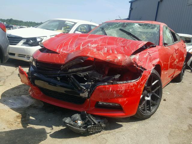 2C3CDXCT2JH180759 - 2018 DODGE CHARGER R/ RED photo 2
