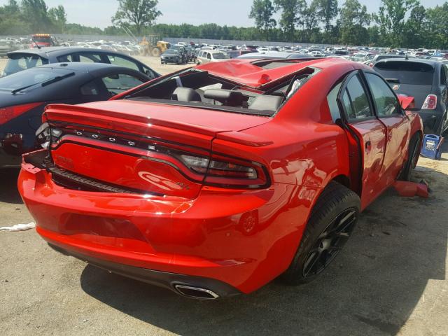 2C3CDXCT2JH180759 - 2018 DODGE CHARGER R/ RED photo 4