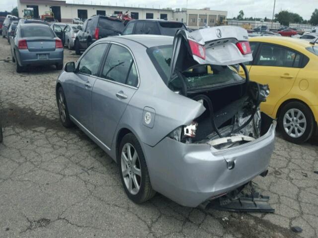 JH4CL96804C010620 - 2004 ACURA TSX SILVER photo 3