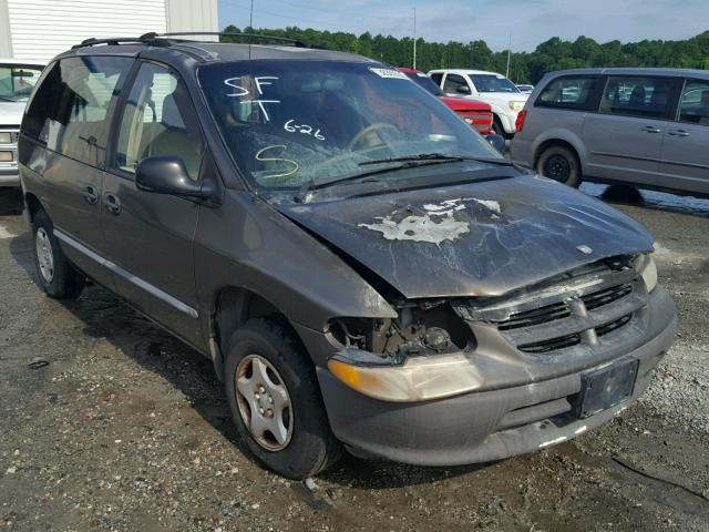 2B4FP2532WR540501 - 1998 DODGE CARAVAN GRAY photo 1