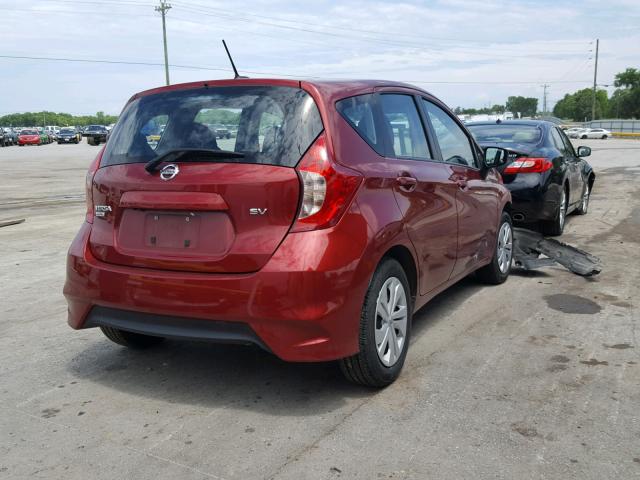 3N1CE2CP1HL353996 - 2017 NISSAN VERSA NOTE RED photo 4