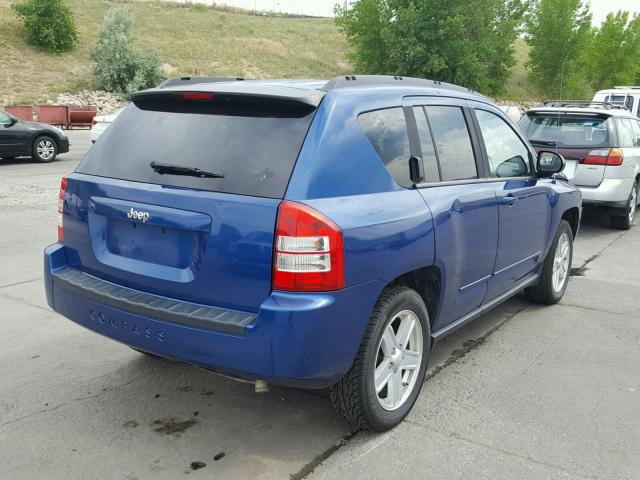 1J4NT4FB5AD517215 - 2010 JEEP COMPASS SP BLUE photo 4