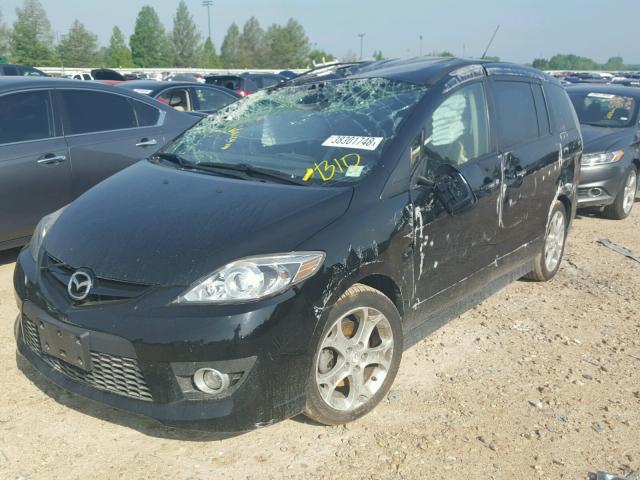 JM1CR2W37A0385266 - 2010 MAZDA 5 BLACK photo 2