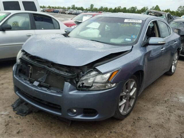 1N4AA5AP9BC854695 - 2011 NISSAN MAXIMA S BLUE photo 2