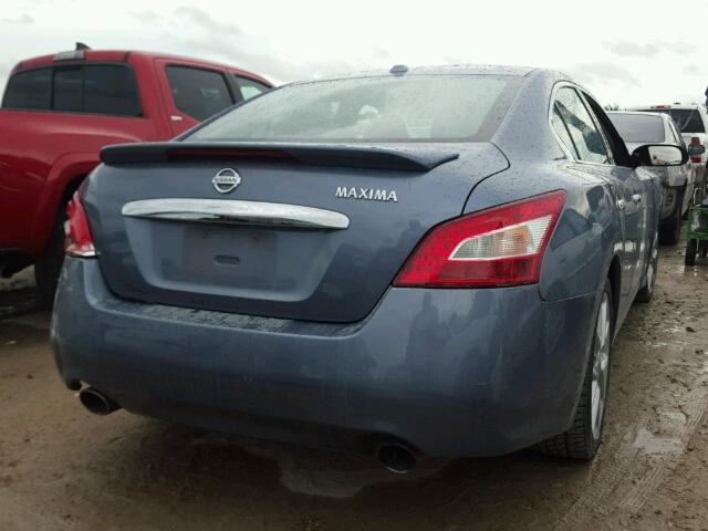 1N4AA5AP9BC854695 - 2011 NISSAN MAXIMA S BLUE photo 4