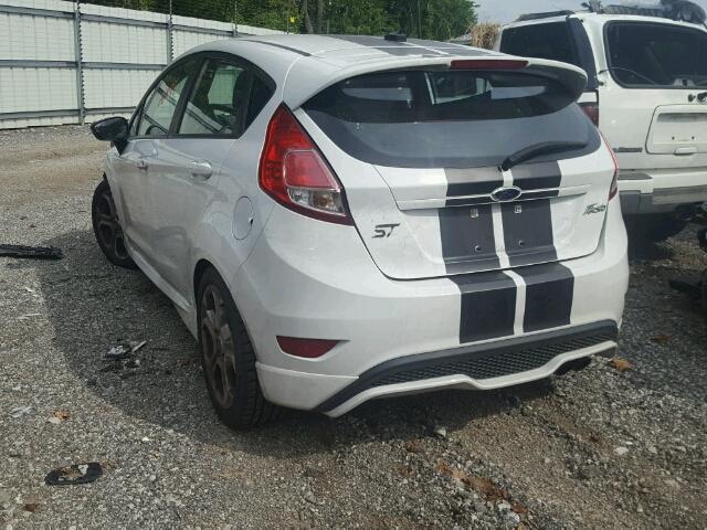 3FADP4GX2EM222217 - 2014 FORD FIESTA ST WHITE photo 3