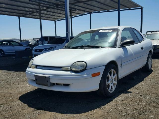 1B3ES42C5VD172637 - 1997 DODGE NEON HIGHL WHITE photo 2