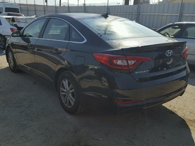 5NPE24AF6GH376824 - 2016 HYUNDAI SONATA SE BLACK photo 3