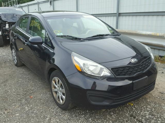 KNADM4A31D6162967 - 2013 KIA RIO LX BLACK photo 1