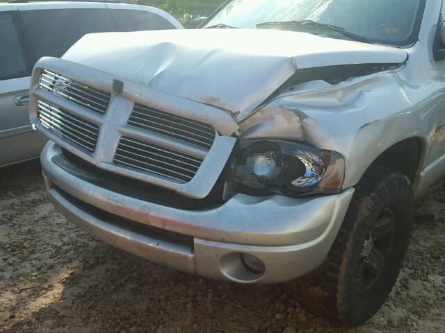 1D7HA18N83S107169 - 2003 DODGE RAM 1500 S SILVER photo 9