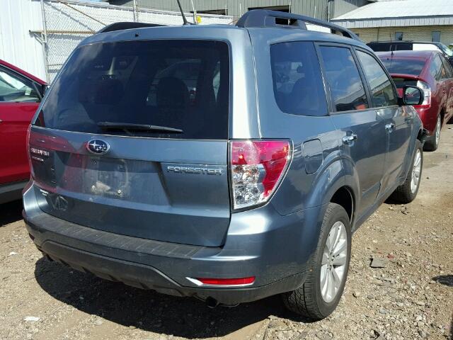 JF2SHBDC1BH767363 - 2011 SUBARU FORESTER 2 GRAY photo 4