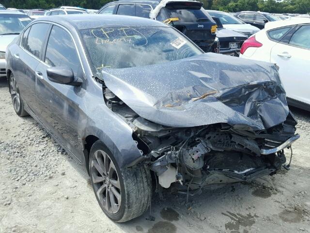 1HGCR2F50DA052666 - 2013 HONDA ACCORD GRAY photo 1