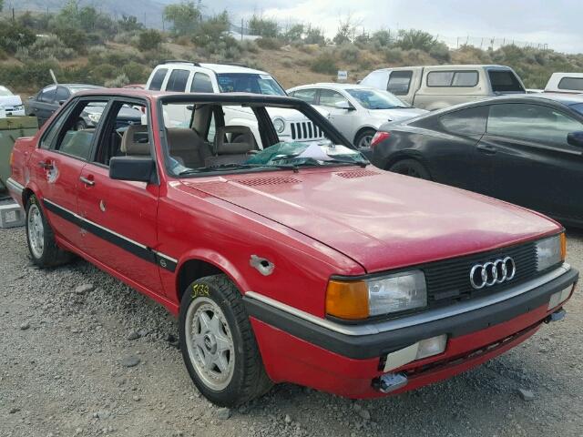 WAUFB0852GA180555 - 1986 AUDI 4000 S QUA RED photo 1