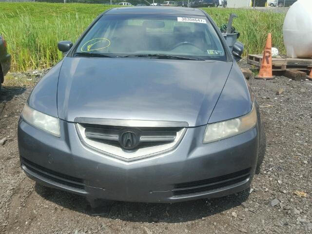 19UUA66215A033036 - 2005 ACURA TL GRAY photo 9