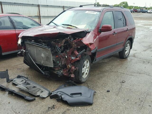 SHSRD78863U115005 - 2003 HONDA CR-V EX MAROON photo 2