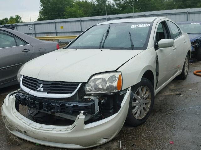 4A3AB36F99E025603 - 2009 MITSUBISHI GALANT WHITE photo 2