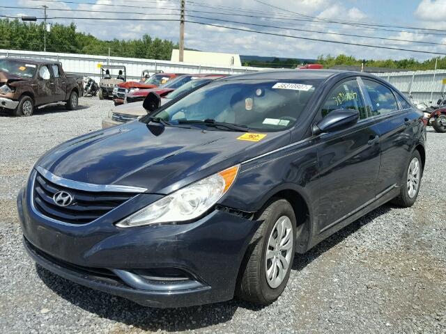 5NPEB4ACXBH118997 - 2011 HYUNDAI SONATA GLS CHARCOAL photo 2