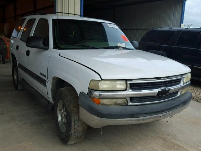 1GNEC13Z32J341989 - 2002 CHEVROLET TAHOE C150 WHITE photo 1