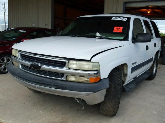 1GNEC13Z32J341989 - 2002 CHEVROLET TAHOE C150 WHITE photo 2