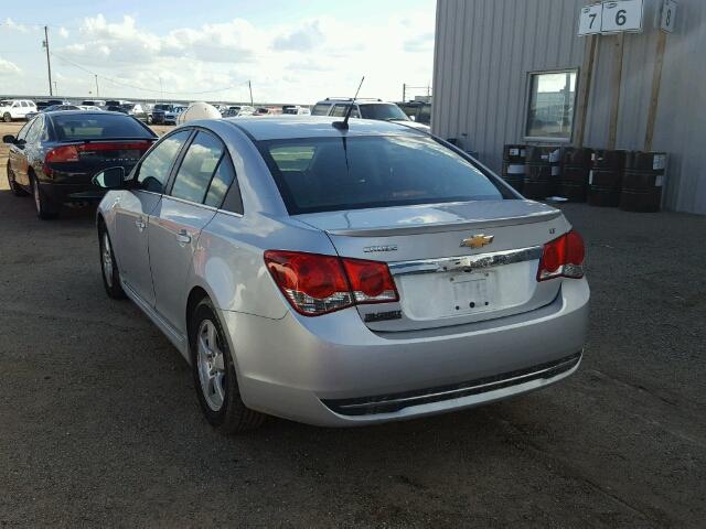 1G1PC5SB9D7253888 - 2013 CHEVROLET CRUZE SILVER photo 3