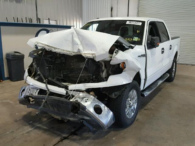 1FTFW1EF6BFB52098 - 2011 FORD F150 SUPER WHITE photo 2