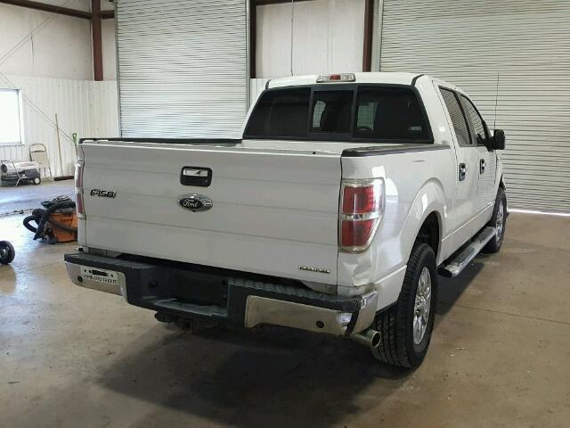 1FTFW1EF6BFB52098 - 2011 FORD F150 SUPER WHITE photo 4