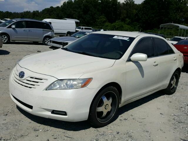 4T1BE46K37U662793 - 2007 TOYOTA CAMRY NEW WHITE photo 2