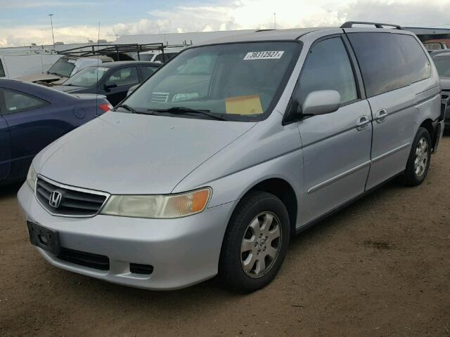 2HKRL18912H548523 - 2002 HONDA ODYSSEY SILVER photo 2