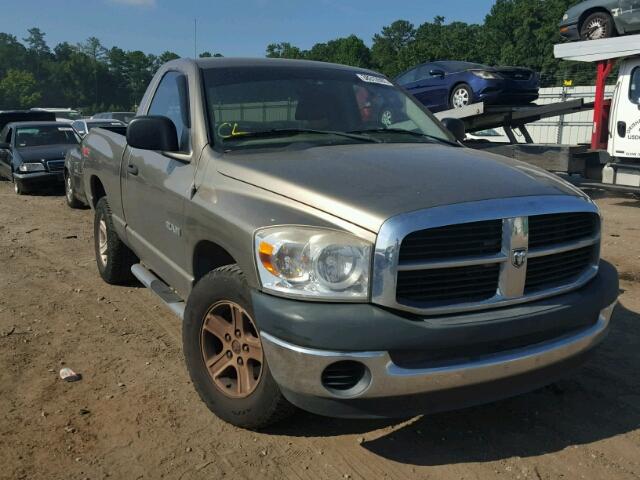 1D7HA16K78J188400 - 2008 DODGE RAM 1500 S GOLD photo 1