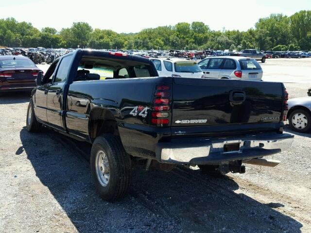 1GCHK33265F868469 - 2005 CHEVROLET SILVERADO BLACK photo 3