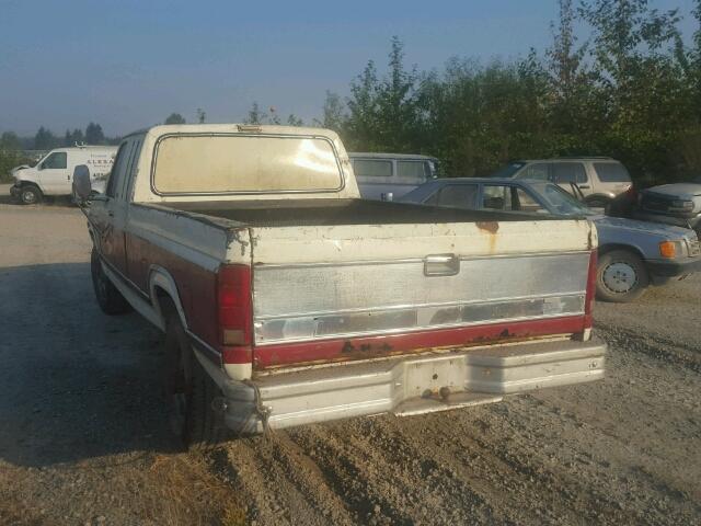 1FTHX25LXGKB21114 - 1986 FORD F250 RED photo 3