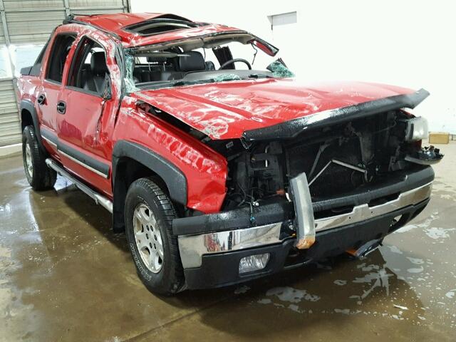 3GNEK13T33G309870 - 2003 CHEVROLET AVALANCHE RED photo 1