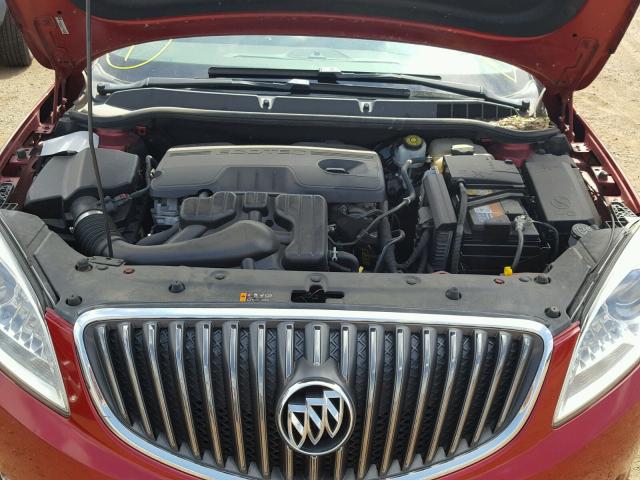 1G4PS5SK7C4167968 - 2012 BUICK VERANO MAROON photo 7