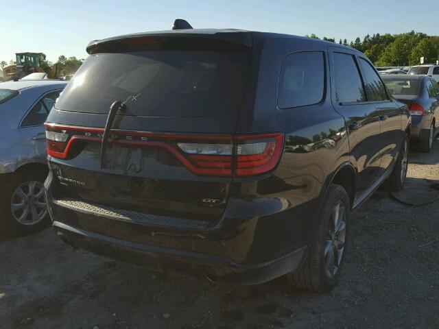 1C4RDJDG7HC723038 - 2017 DODGE DURANGO GT BLACK photo 4