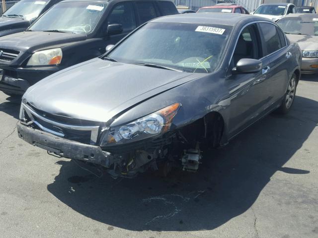 1HGCP36829A022971 - 2009 HONDA ACCORD EXL CHARCOAL photo 2