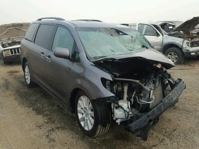 5TDYK3DC4BS005530 - 2011 TOYOTA SIENNA GRAY photo 1