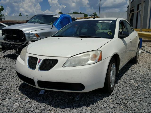 1G2ZF57BX84249893 - 2008 PONTIAC G6 VALUE L WHITE photo 2