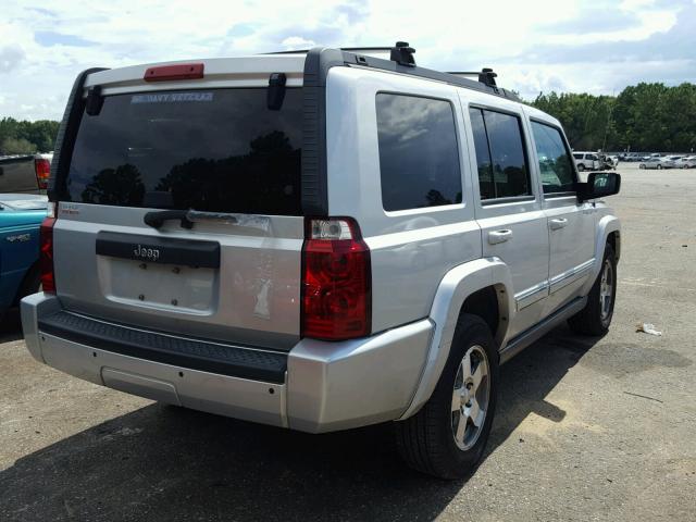 1J4RH4GK1AC137344 - 2010 JEEP COMMANDER SILVER photo 4