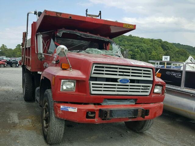 1FDNF70KXKVA06470 - 1989 FORD F700 RED photo 1