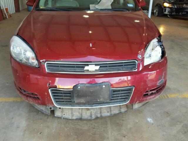 2G1WT58K369267967 - 2006 CHEVROLET IMPALA BURGUNDY photo 10