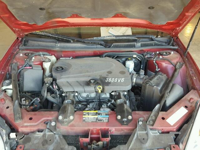 2G1WT58K369267967 - 2006 CHEVROLET IMPALA BURGUNDY photo 7