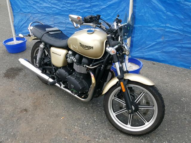 SMT900K1XCT532146 - 2012 TRIUMPH MOTORCYCLE BONNEVILLE TAN photo 1