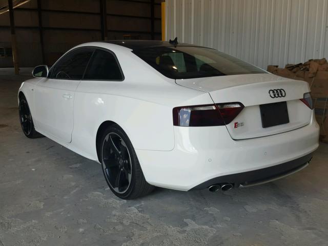 WAURV78T59A001861 - 2009 AUDI S5 QUATTRO WHITE photo 3