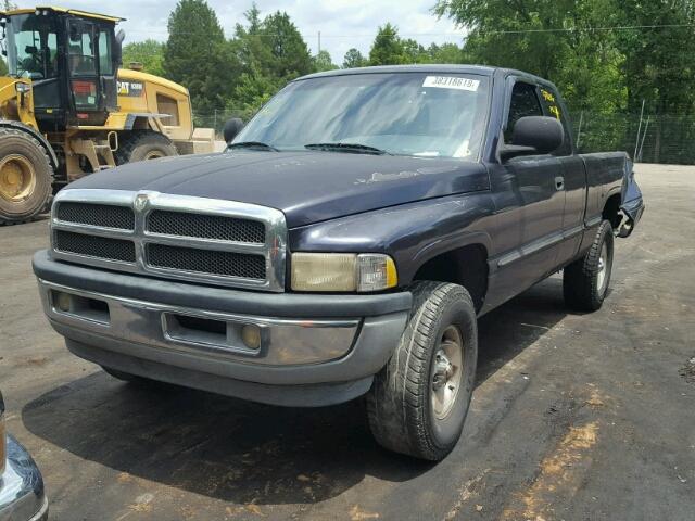 1B7HF13Y4WJ201864 - 1998 DODGE RAM 1500 PURPLE photo 2